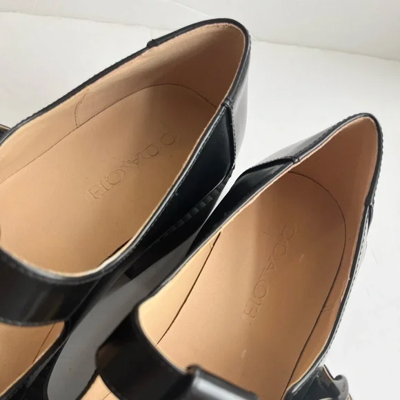 Coach Liv Lug Sole Mary Jane Black Women's Loafers size 9B - Picture 9 of 11